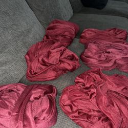 Burgundy Arch Draping Panels