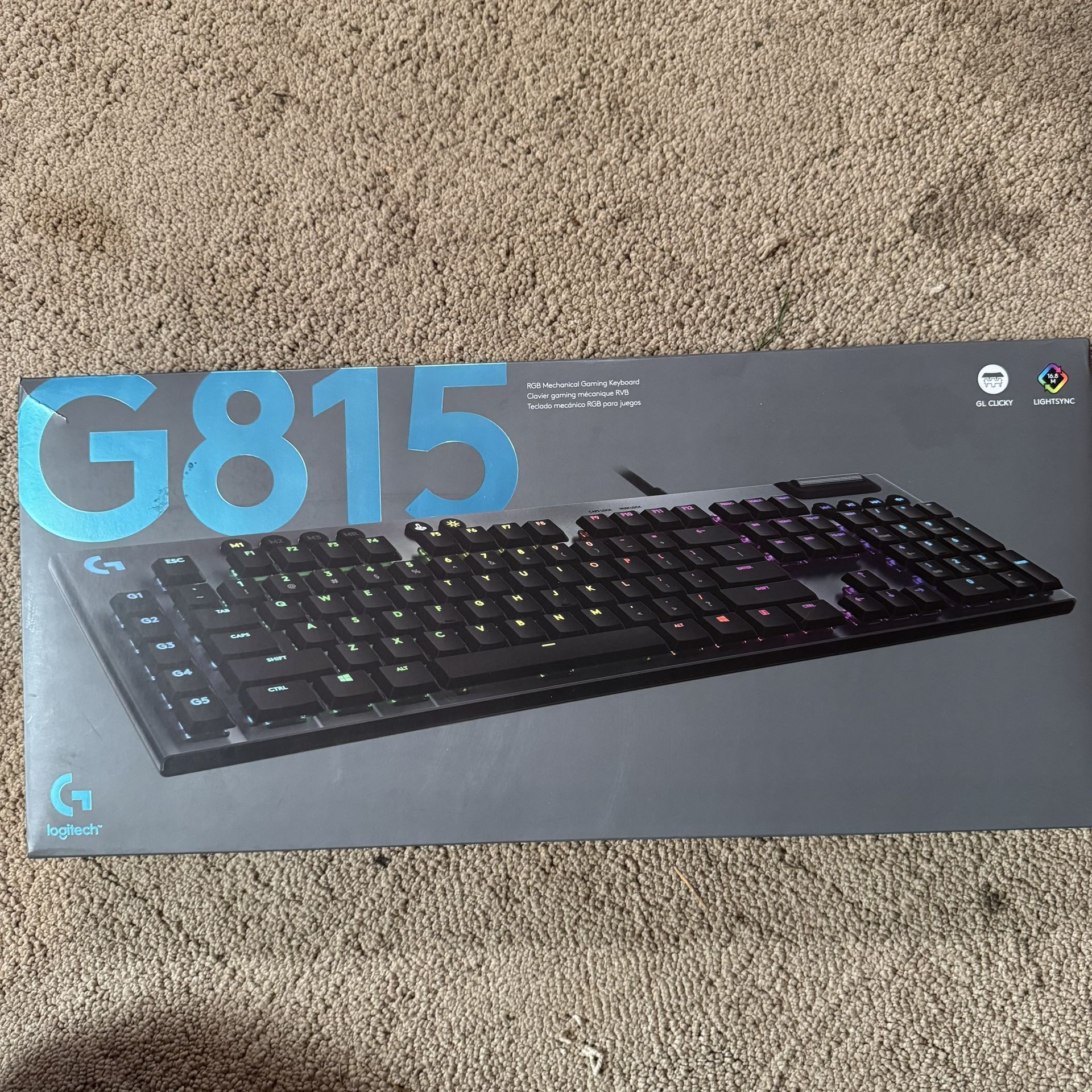 Logitech G815 Clicky Gaming Keyboard