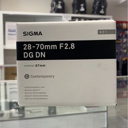 Sigma 28-70mm F2.8 For Sony