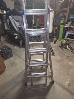 Werner adjustable ladder 21'