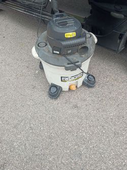Ridgid vacuum