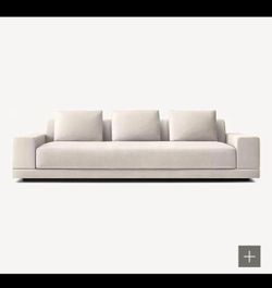High end sofa set from Restoration Hardware company.