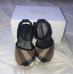 Toddler Girl Burberry Espadrille Sandal $140 Obo
