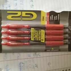 100 Packs Of Red Pilot G2 Red Pens .7mm