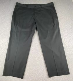 Mens 42x30 Grey Dri Fit Chino Flat Front Outdoor Performance