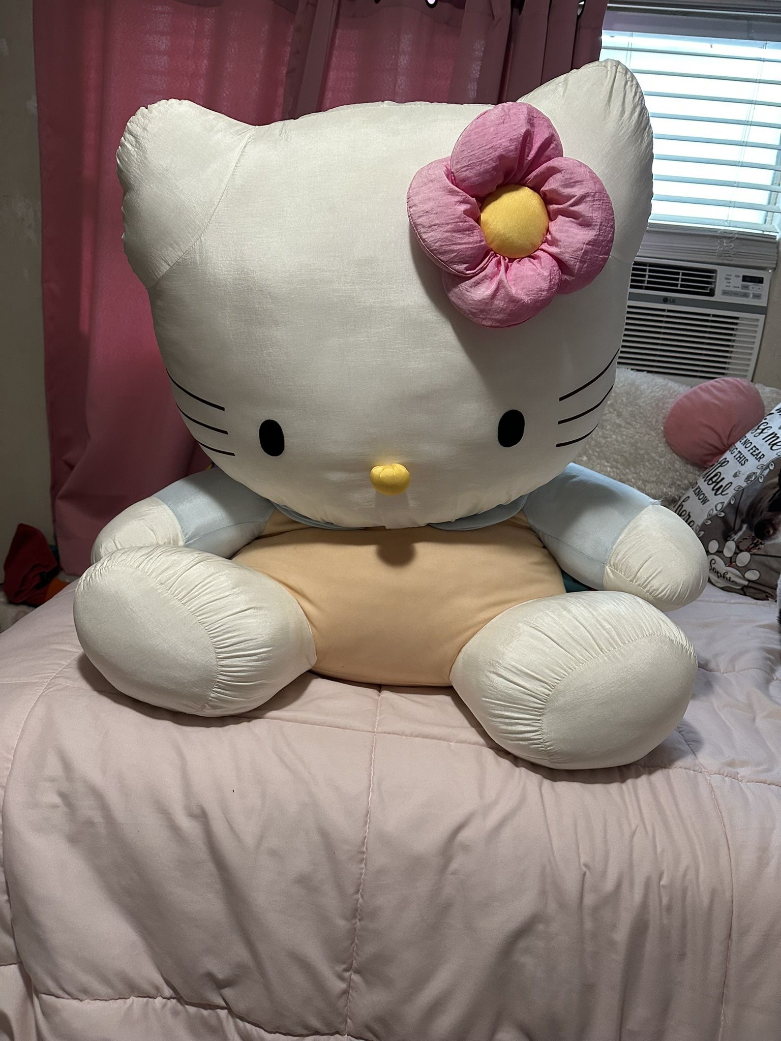 HUGE vintage nylon hello kitty plush