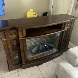 FIRE PLACE TV STAND 