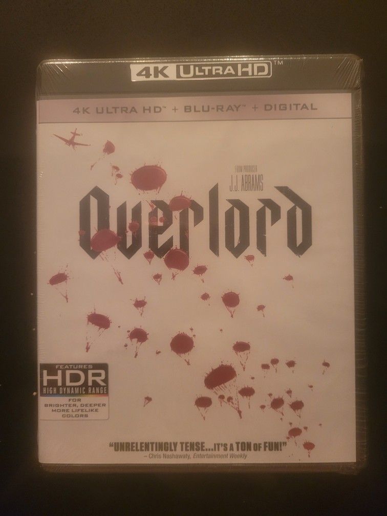 Overlord 4k/Blu Ray/Digital