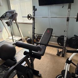 Olympic Surge Weight Bench & 7’ Olympic Bar and Weights