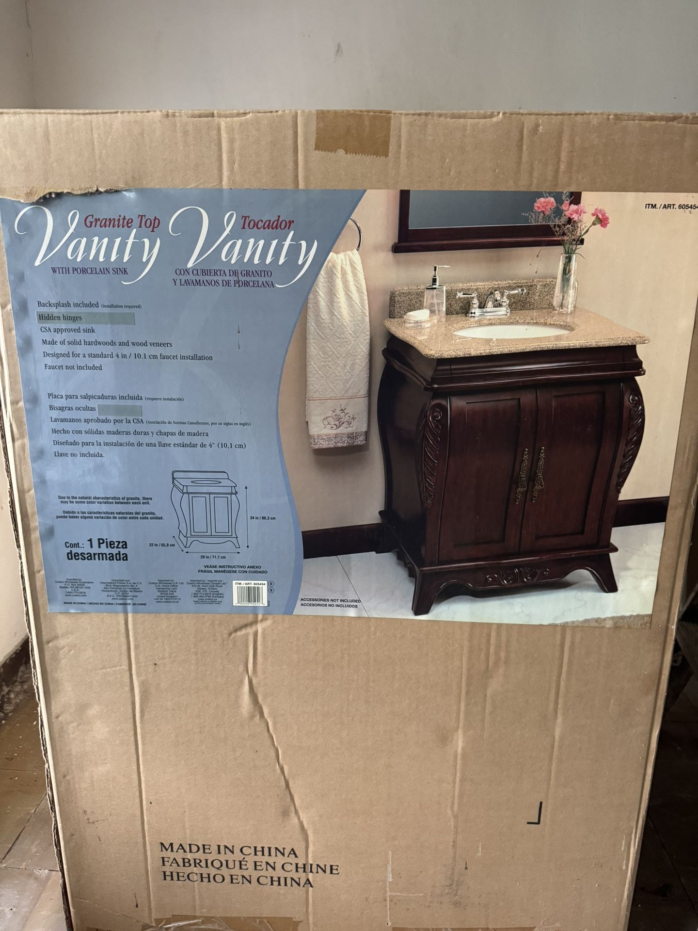 Brand New Vanity 