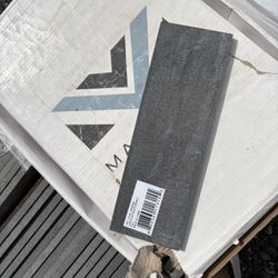 Maravilla Jet Black Basalt 3x9 Honed Stone Tile - New - 5 Boxes