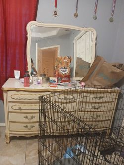 Beige dresser