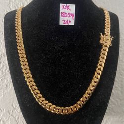 10K Solid Gold 🇨🇺 Links Chain 120.3Gr 24 Inches Long ( BRAND NEW)