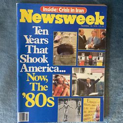 Vintage 1970s (1) TIME & (1) Newsweek Magazine