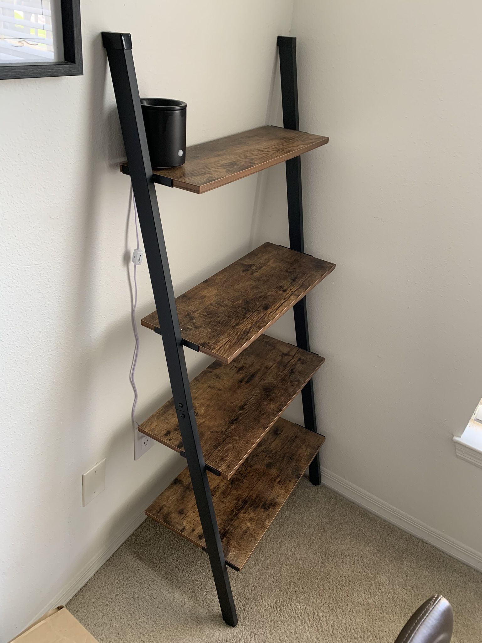 Rustic Style Book Shelf/ Ladder
