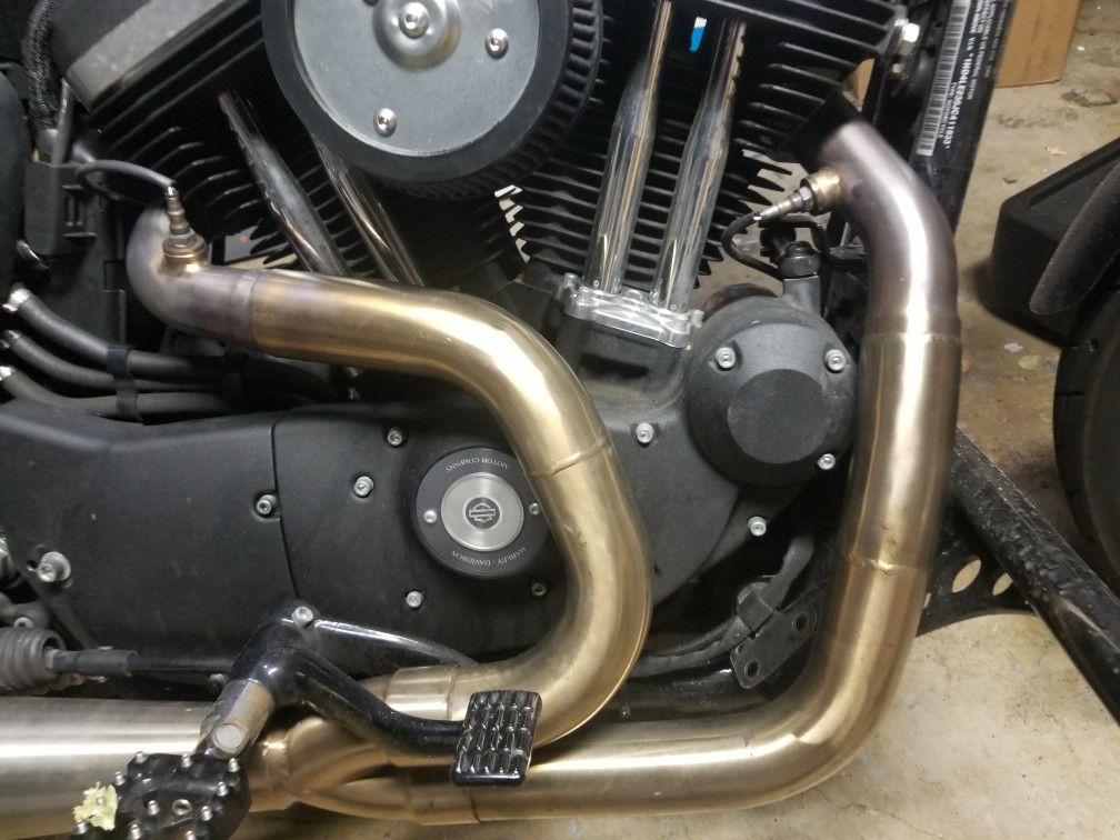 Danmoto exhaust for Harley Davidson sportster