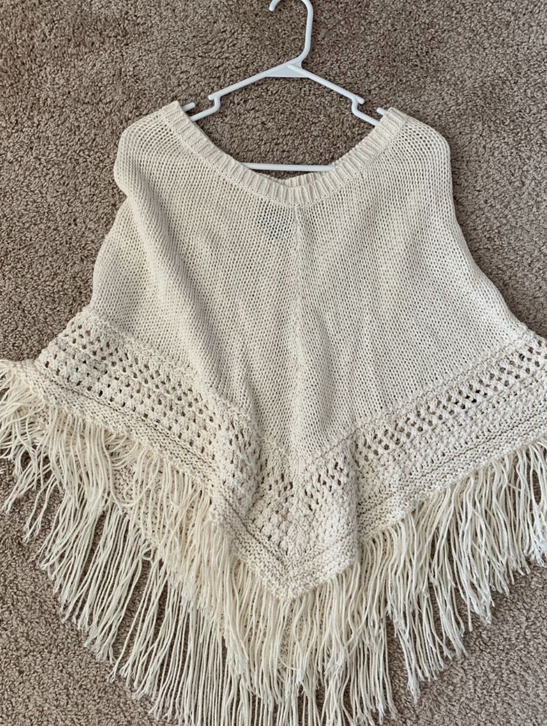 American Eagle poncho