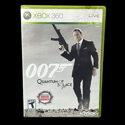 James Bond 007 : Quantum of Solace (Microsoft Xbox 360, 2008