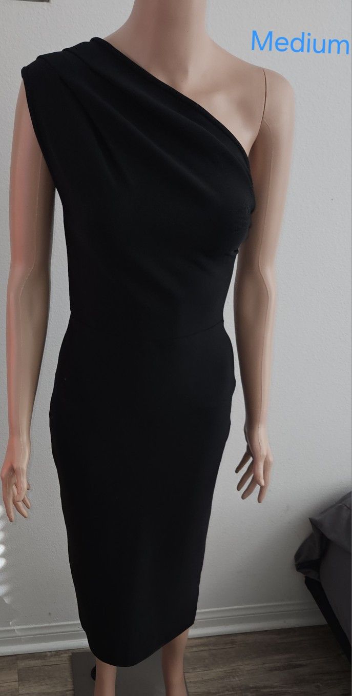 Black Off Shoulder Dress