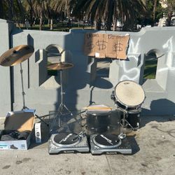 Drums & DJ Turntables For Sale And Couple Other Items For Sale 