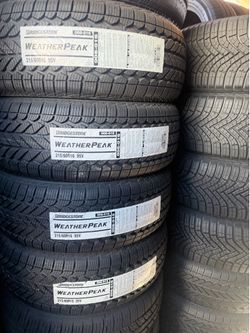 215/60/16 Bridgestone  #4 New Tires Mount & Balance // Set De 4 Llantas Nuevas Instaladas Y Balanceadas