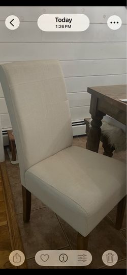 2 chairs 38inches tall seat is 18 across and 17 deep