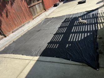 Black See-Through Tarps