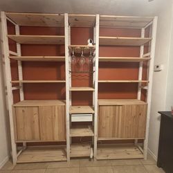 Wood Utility Shelf IKEA