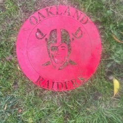  Raiders Metal 15 Inch Wall Mounted 