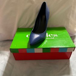 Charles David Navy Blue Heels