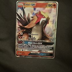 Pokemon Entei GX Collectors card