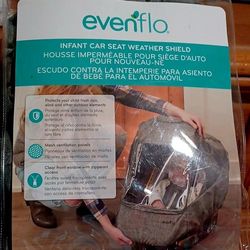 Evenflo Infant Car Seat Weather Shield, Rain Cover, Ventilated Panels. Against Mosquitos Bites