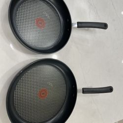 T-Fal Hard Anodized Nonstick Frying Pan Set