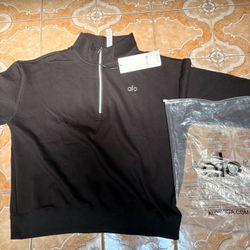 Black Alo Quarter Zip 