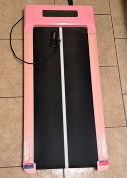 Pink treadmill
