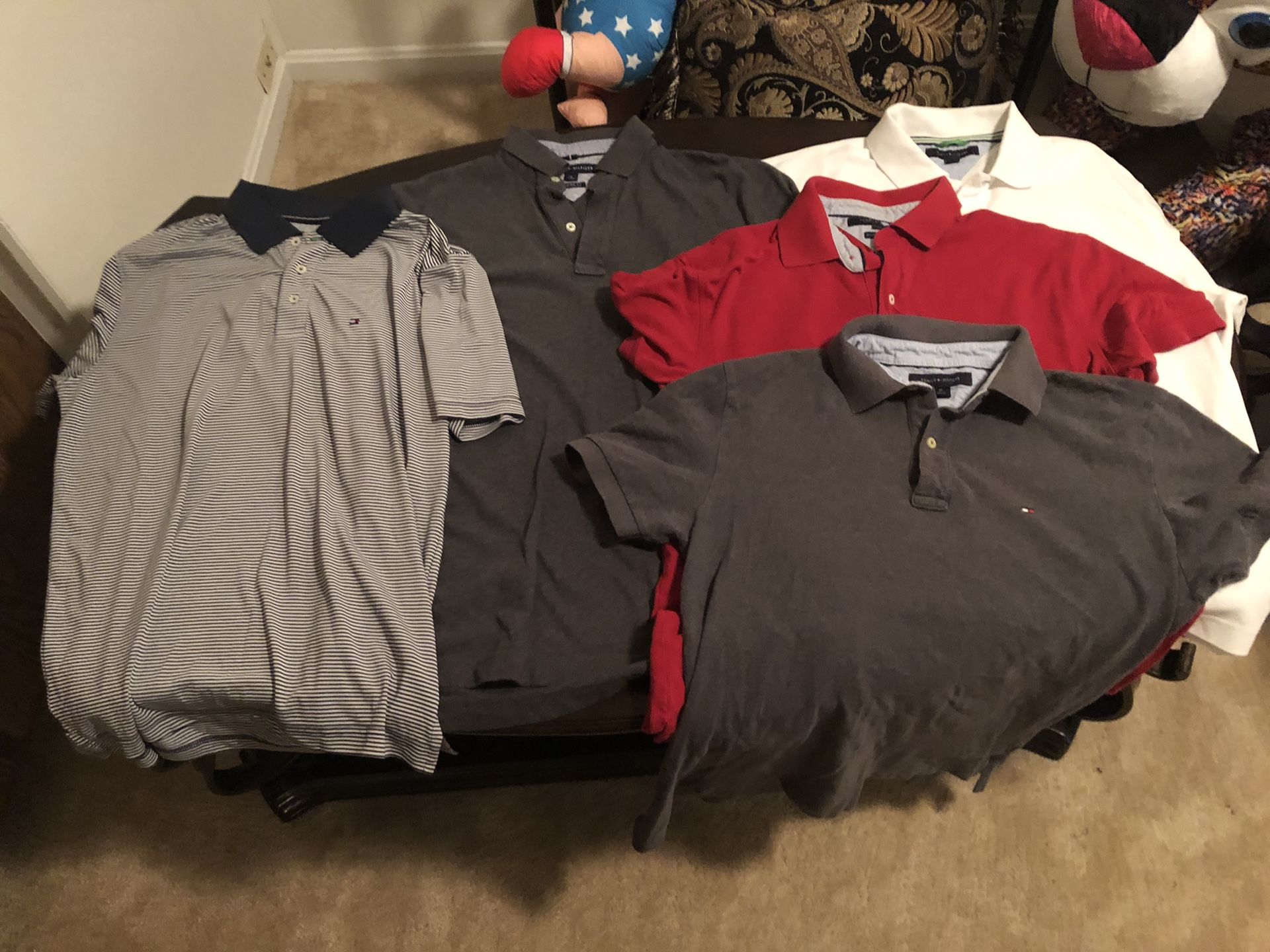 4 Tommy Hilfiger polo shirts VERY CHEAP