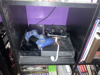 PS4 with Two Remotes