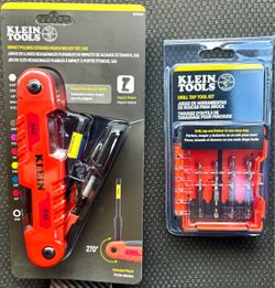 Klein Tools Hex Key Set & Drill Tap Kit Bundle