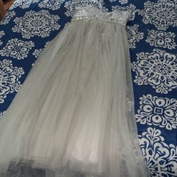 Silver Sparkling Dress 
