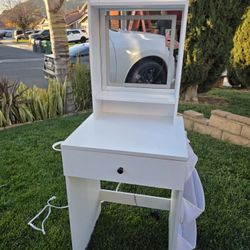 LED Lighted Vanity Desk