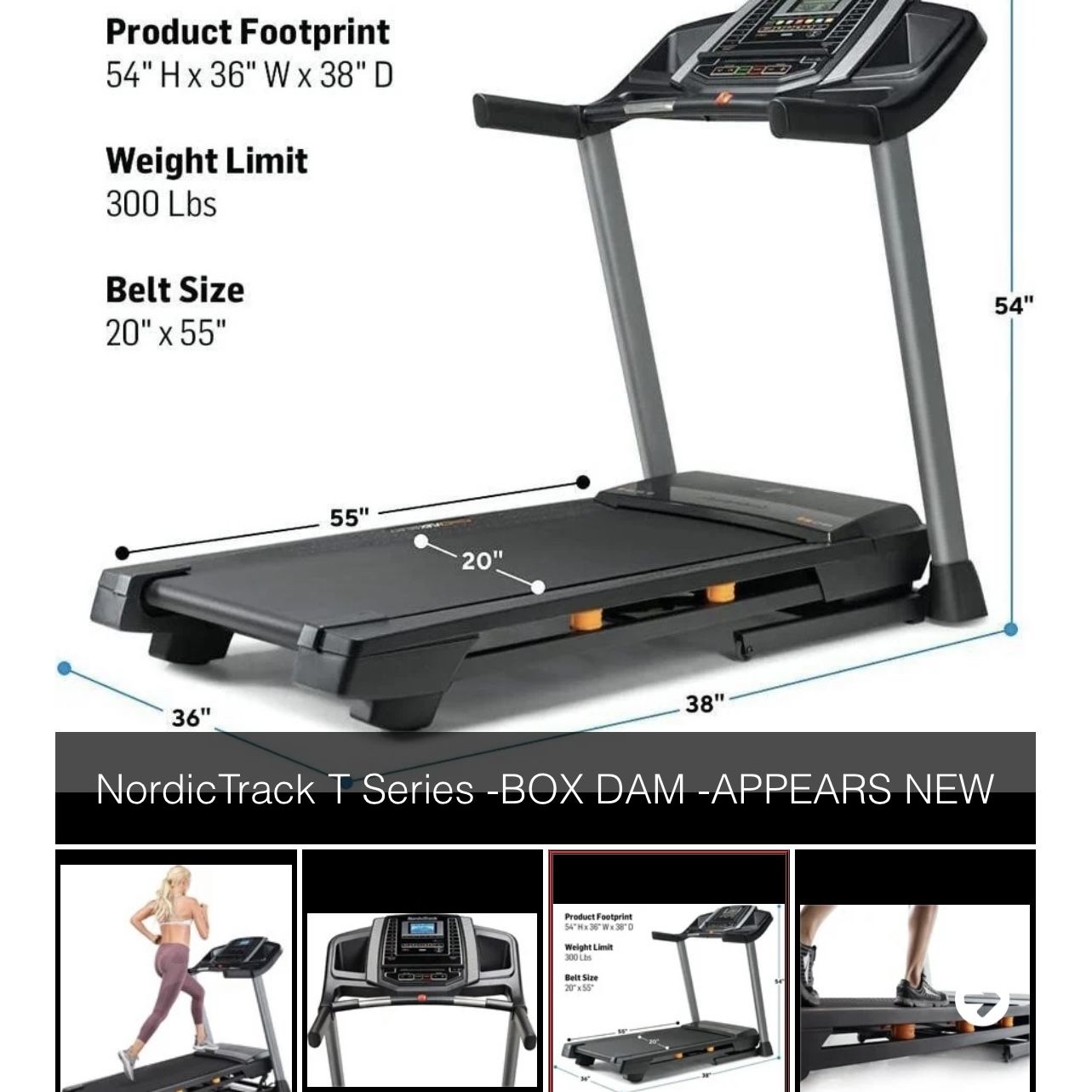 Nordictrack t series discount treadmill