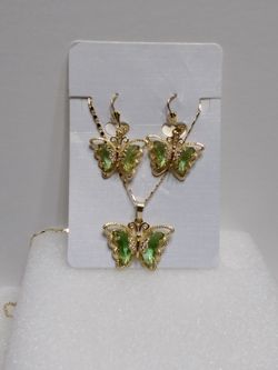 14k Oro Laminado Set 3 Piezas