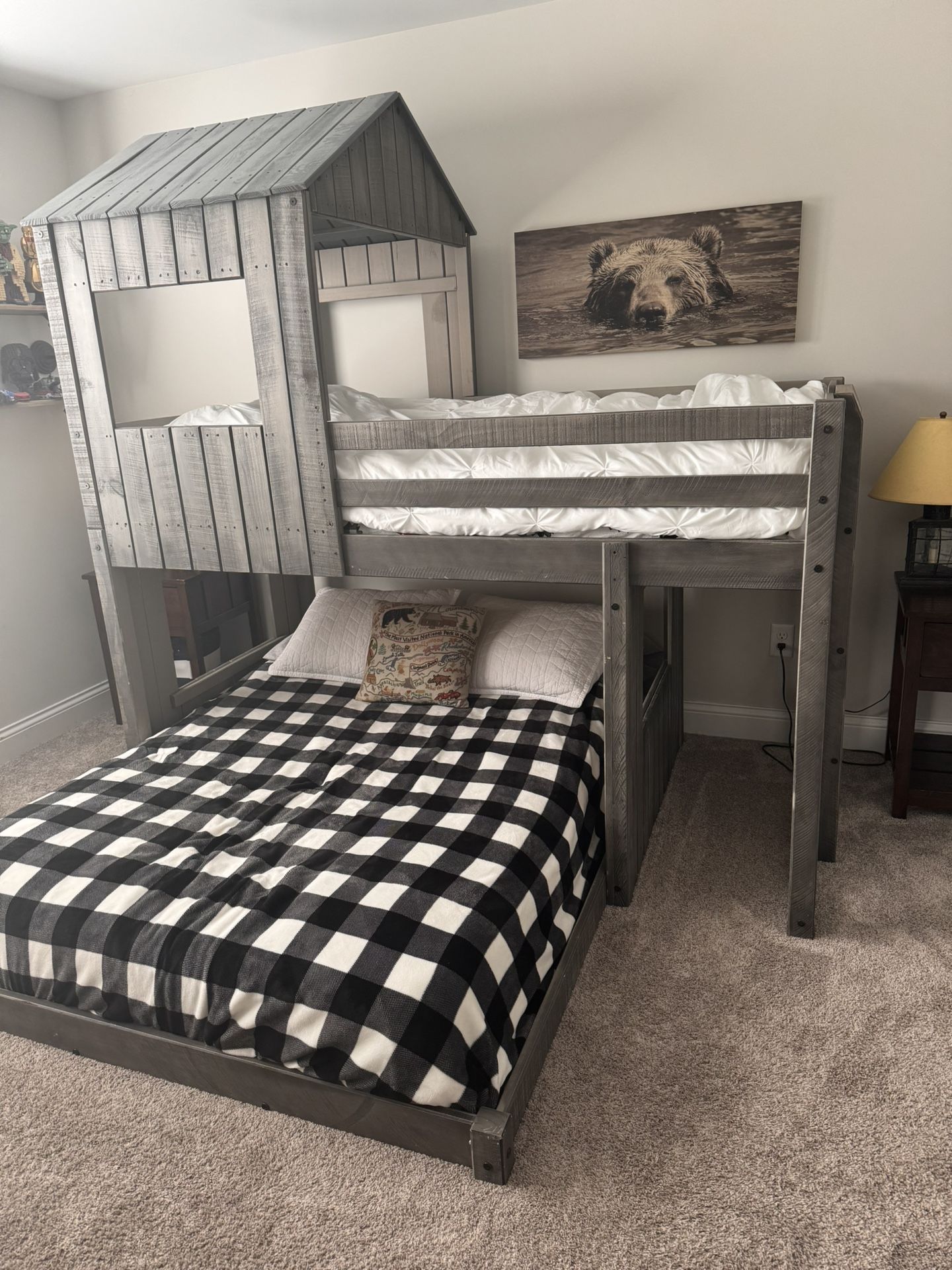 Campsite Loft BUNKBED - Twin Over Full