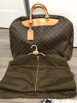LV Monogram Canvas Leather Weekend/Travel Bag