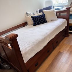 Twin Wooden Nest Bed