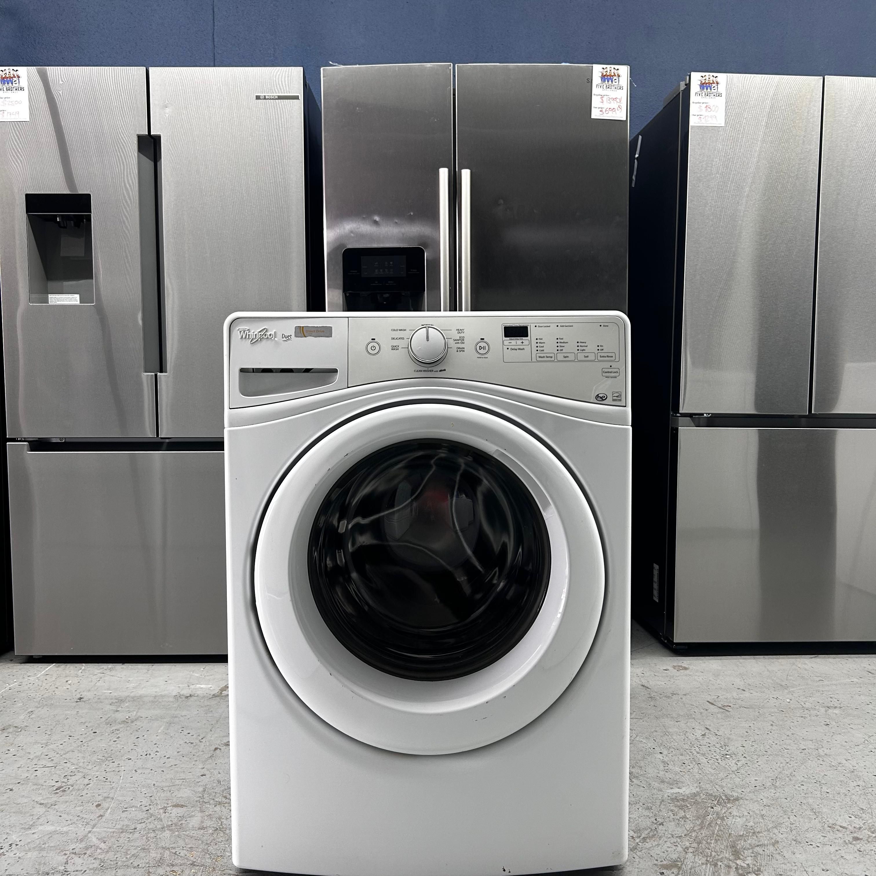 🚚 Delivered Whirlpool Refurbished Front Load Washer 4.2 cu.ft