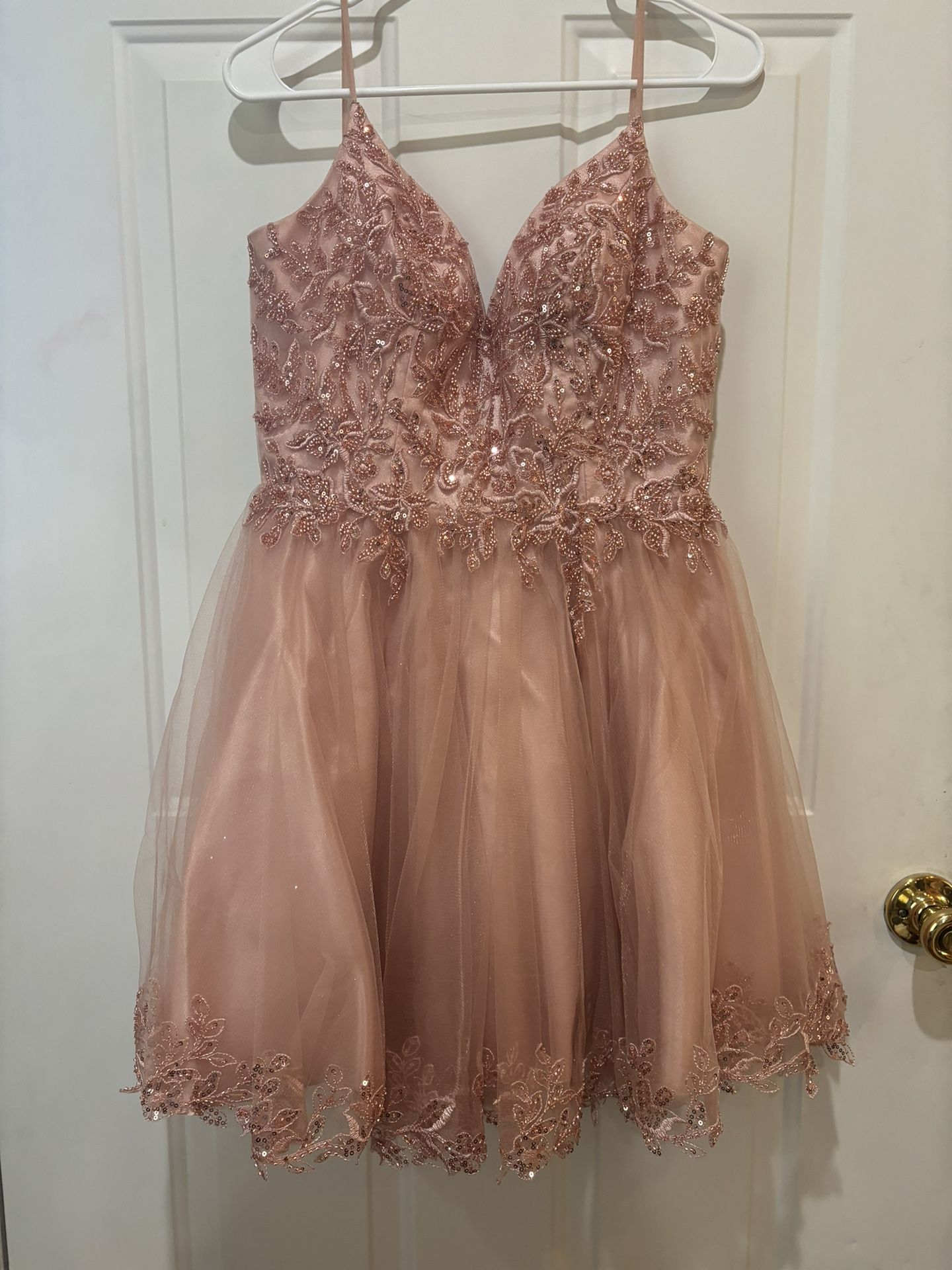 Rose Pink Youth Party Dress