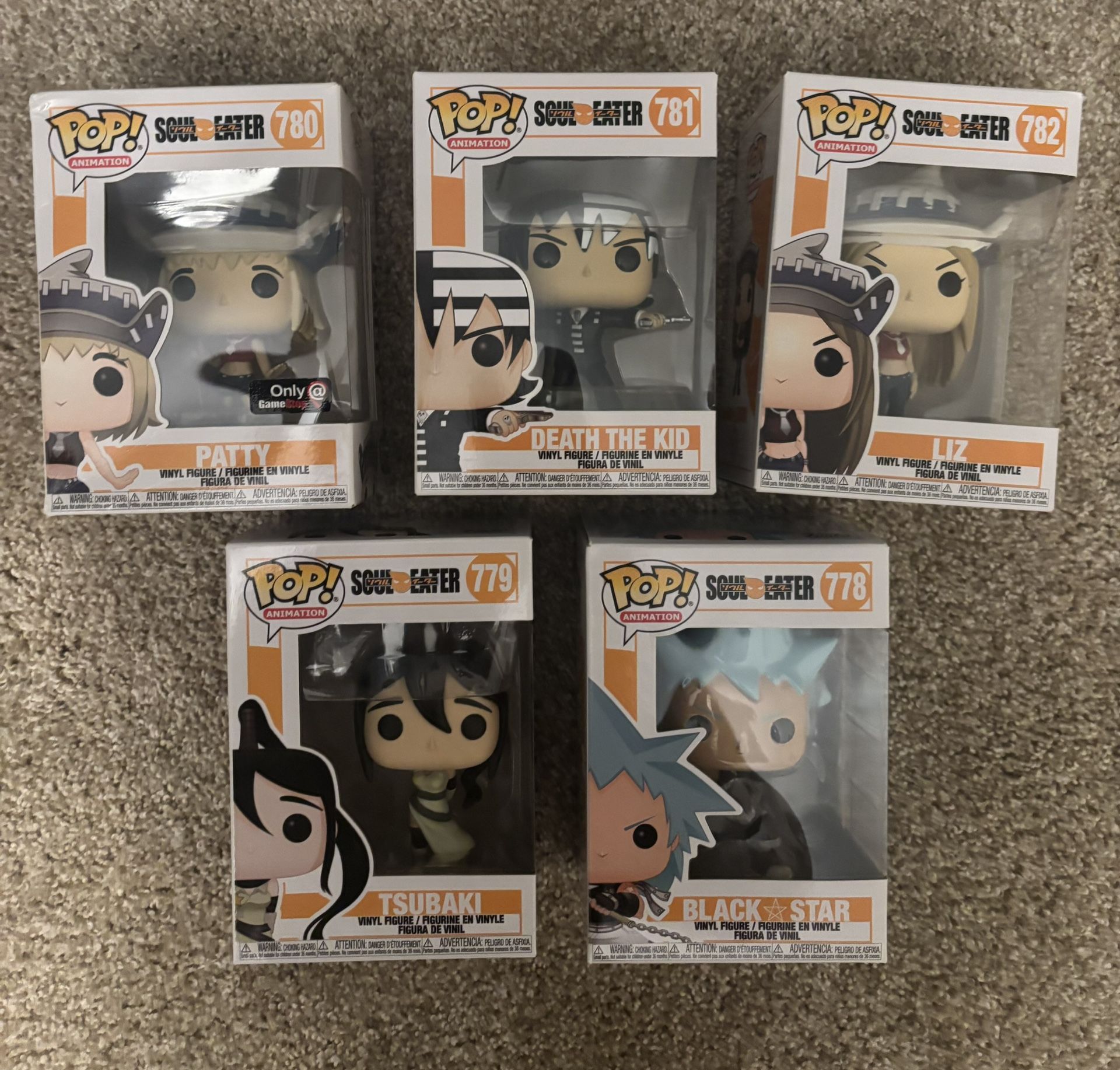 Soul Eater Funko Pop Lot