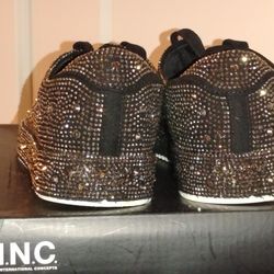 A Bling Bling Tennis Shoe Size 6 And 1/2 By Macy's Ink See Description Below For More Details