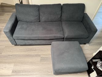 Sofa Couch with Ottoman